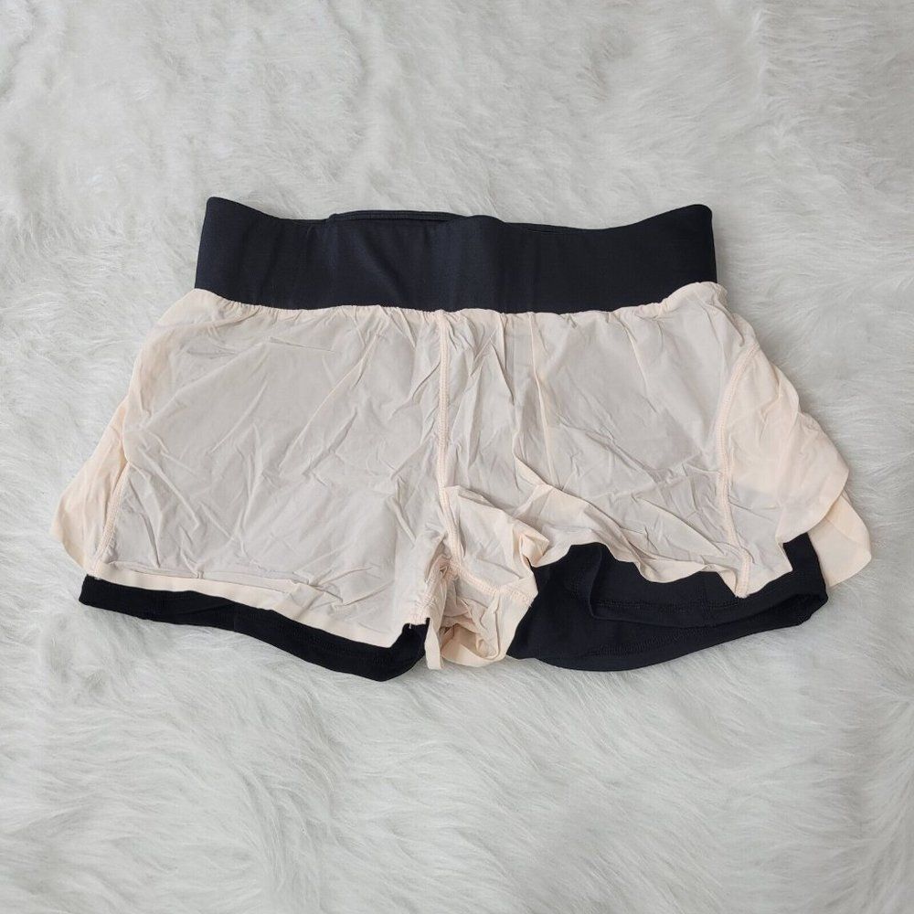 Fabletics Layered Athleisure Compression Shorts Women's Medium